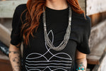 Multi - Strand Beaded Long Necklace