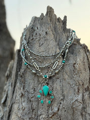 Multi - Strand Beaded Naja Necklace