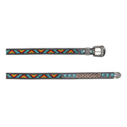 Multicolor Aztec Leather BeltS