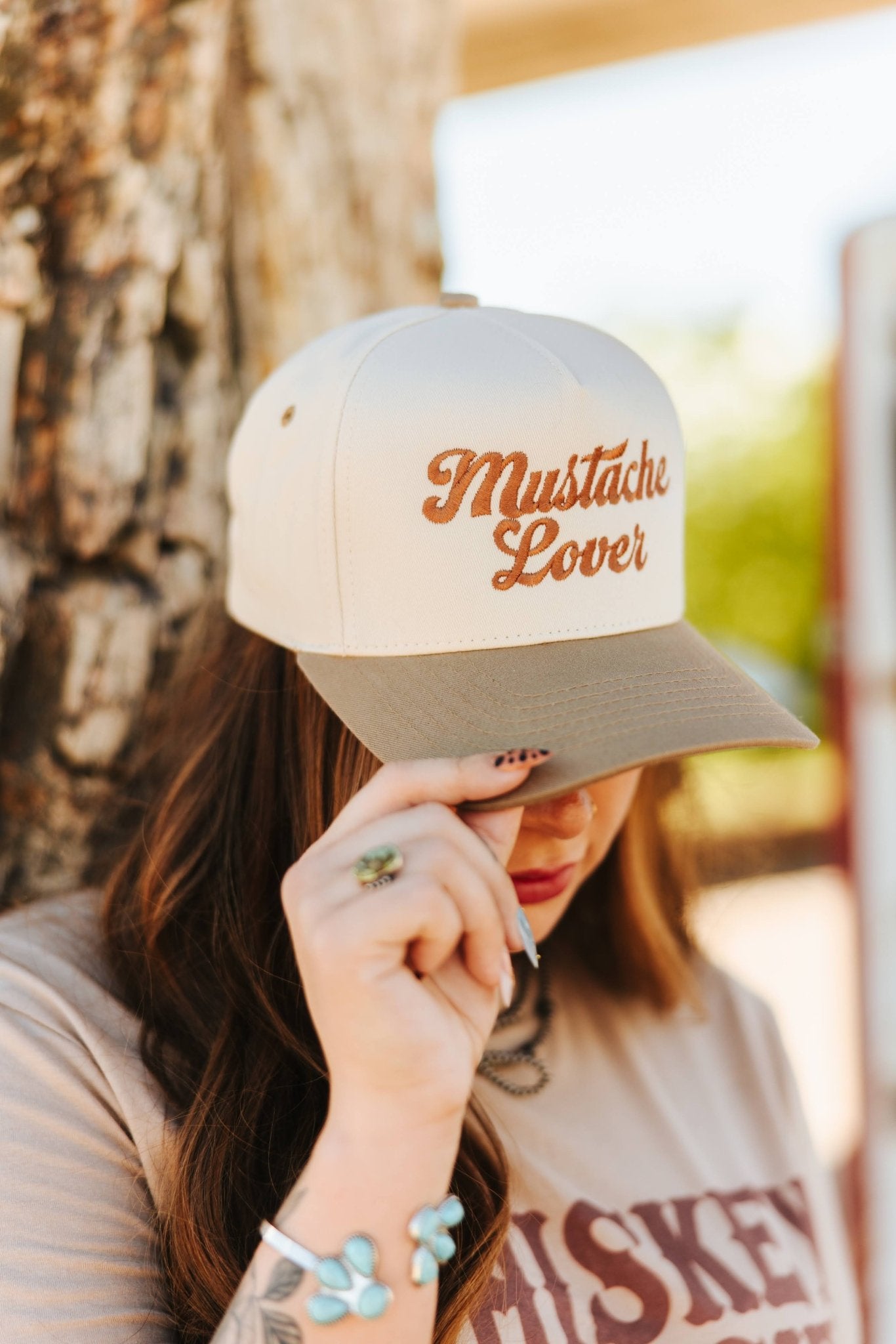 Mustache Lover Embroidered Trucker Hat