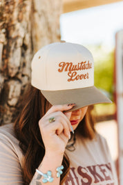 Mustache Lover Embroidered Trucker Hat