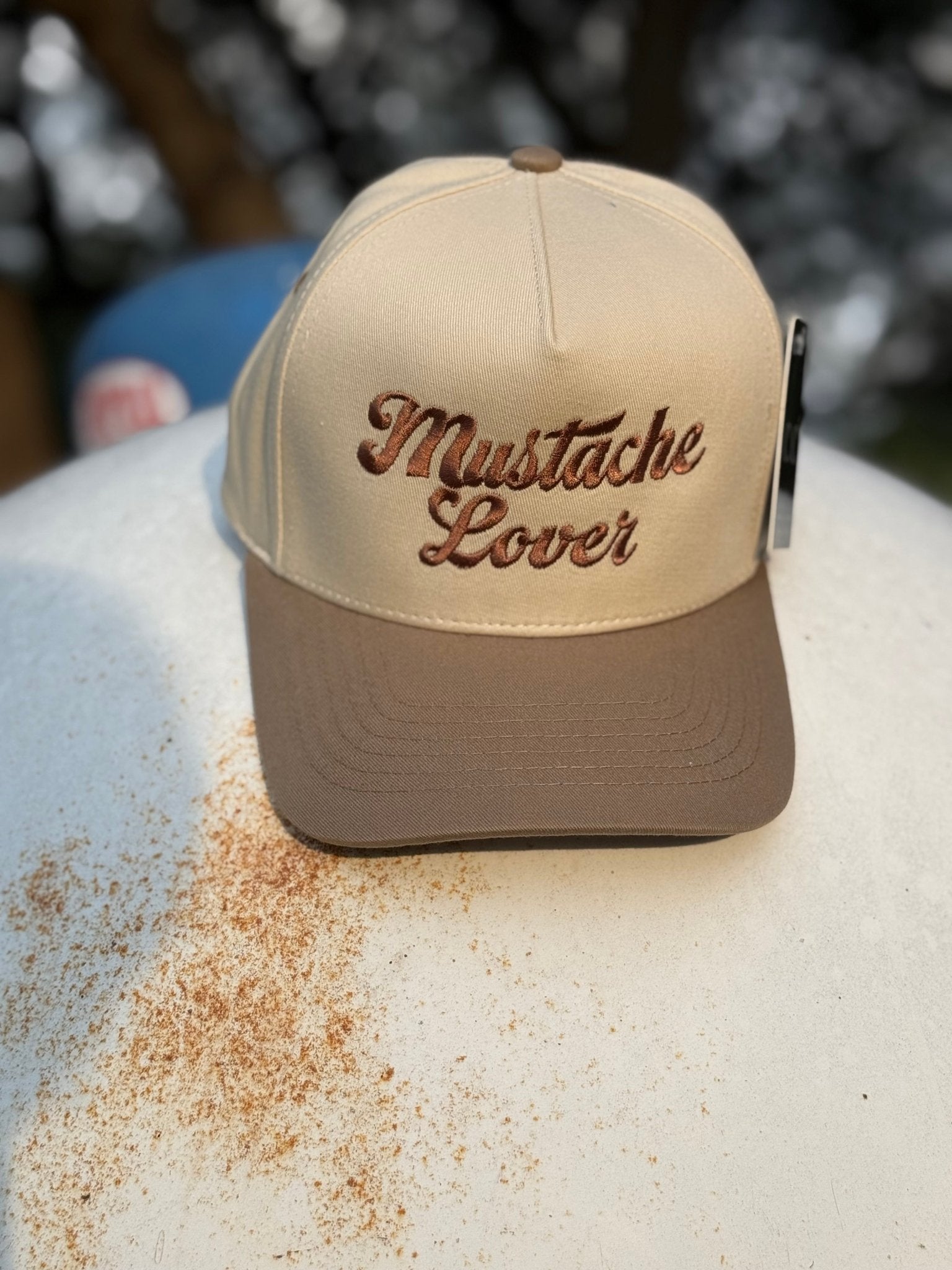 Mustache Lover Embroidered Trucker Hat