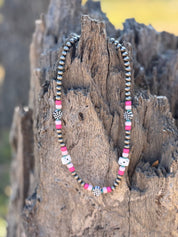 Mutli - Colored Turquoise Beaded Choker