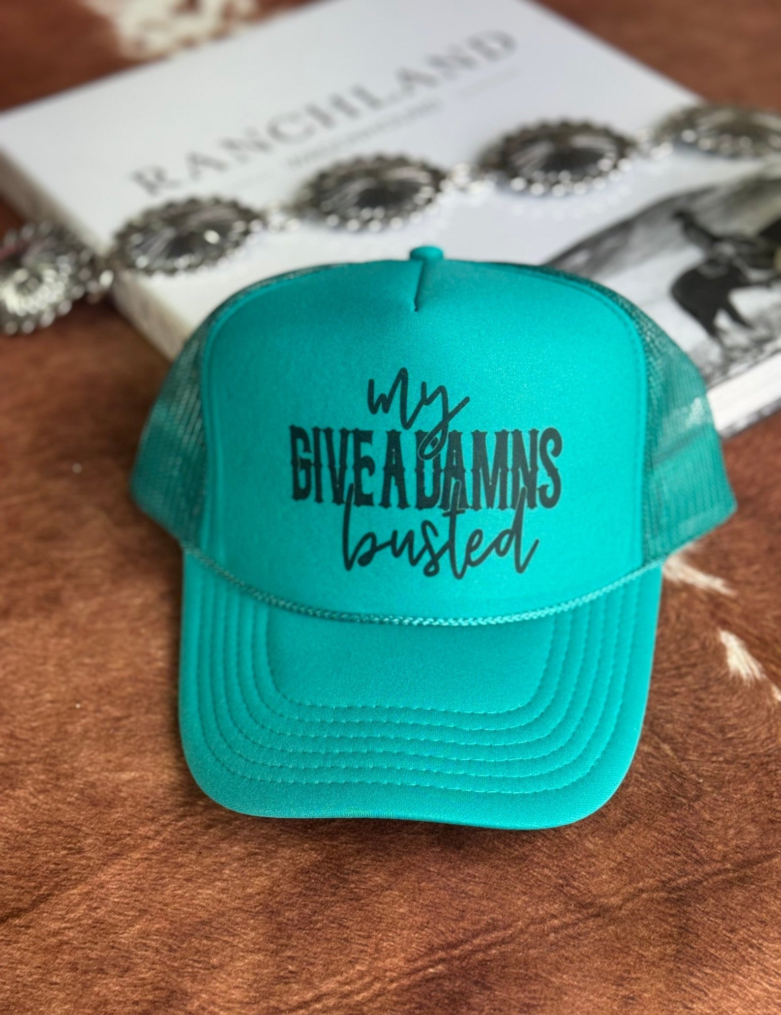 My Give A Damns Busted Trucker HatAdd color here