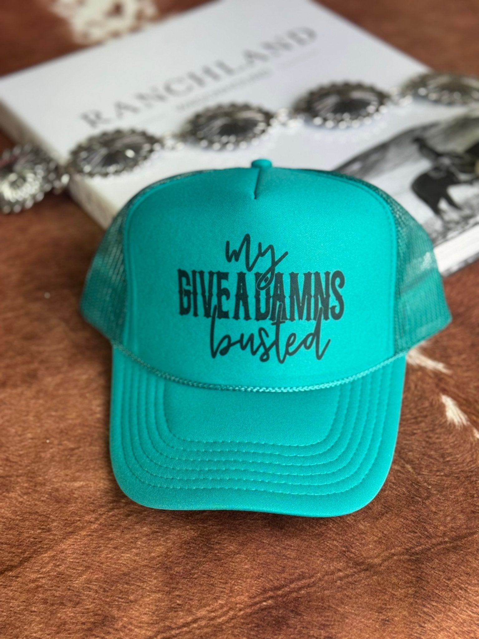My Give A Damns Busted Trucker HatAdd color here