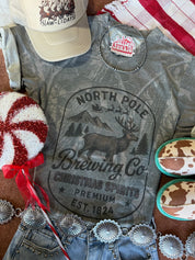 North Pole Brewing Co RealTree Camo Graphic TeeHardwood CamoS