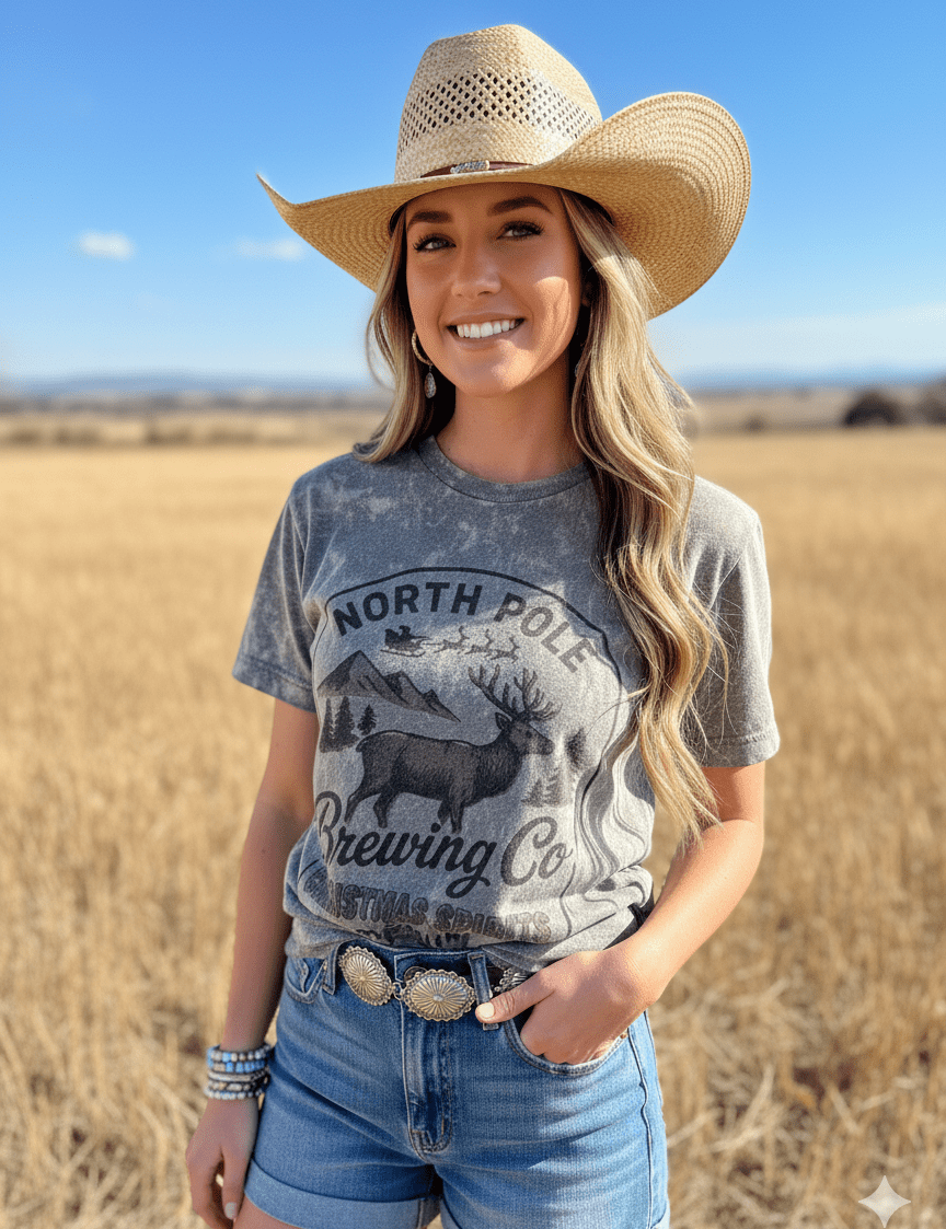North Pole Brewing Co RealTree Camo Graphic TeeHardwood CamoS