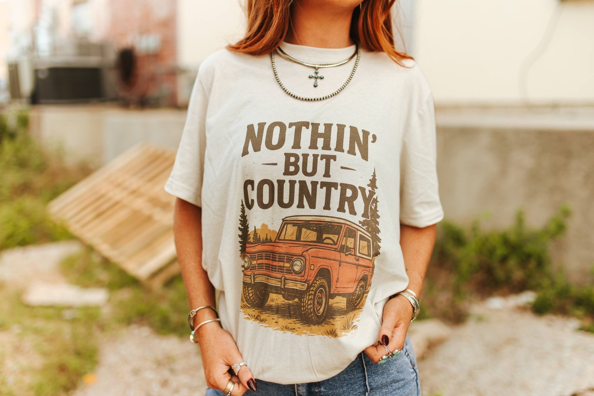 Nothin' But Country Graphic TeeCementXS