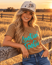 Oh Shoot Western Embroidered Trucker Hat