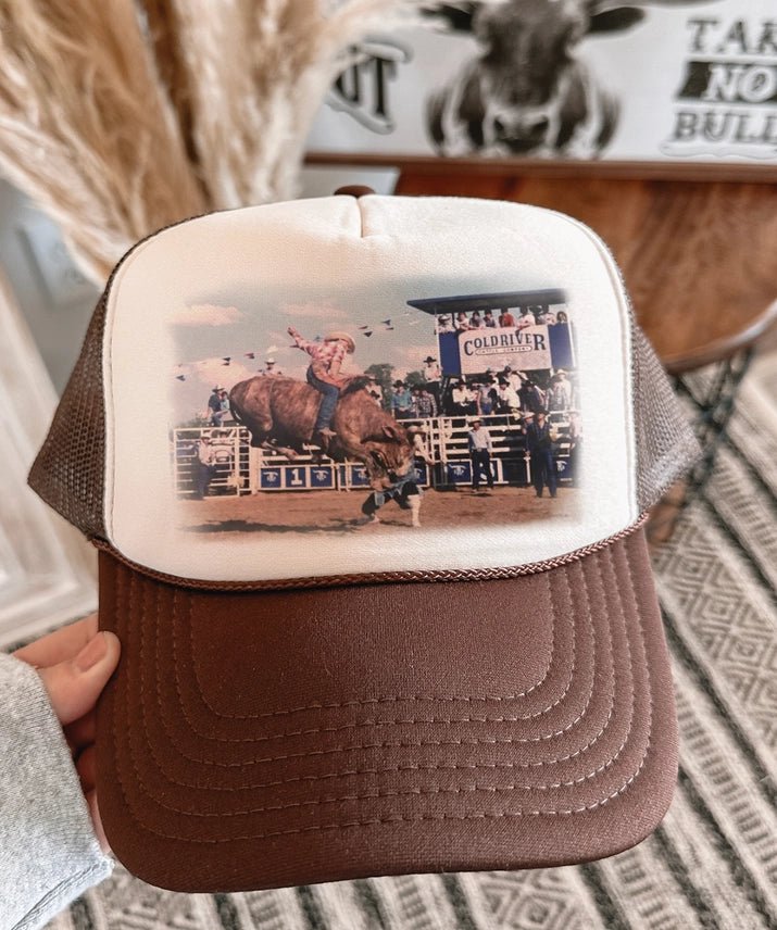 Ole Hud The Bull Rider Trucker Hat