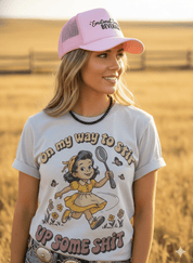 On My Way To Stir Up Some Shit Graphic TeeCool GreyS