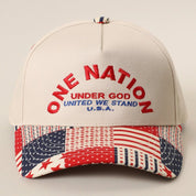 One Nation Under God Embroidered Trucker Hat