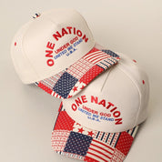 One Nation Under God Embroidered Trucker Hat