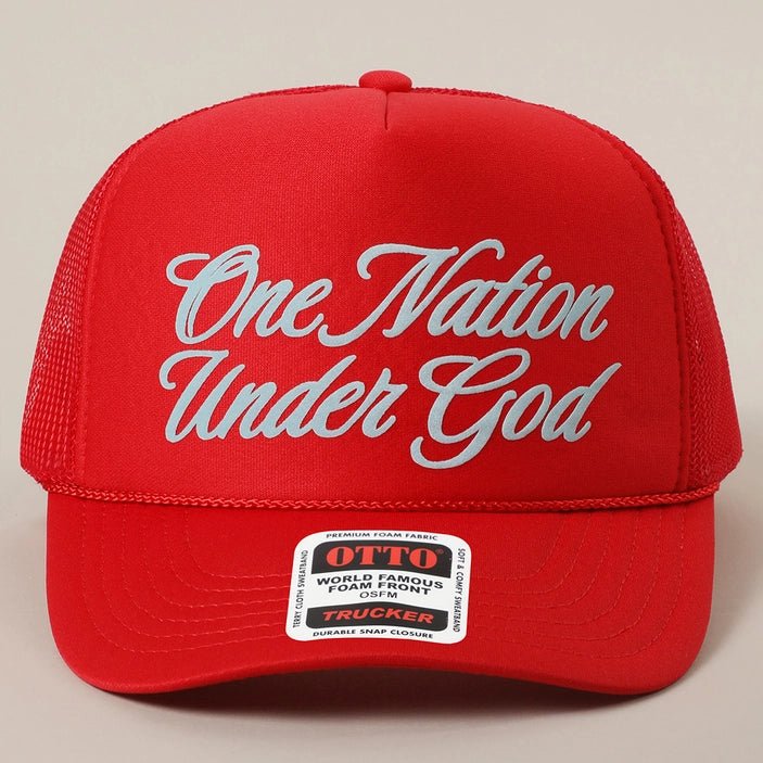 One Nation Under God Trucker Hat