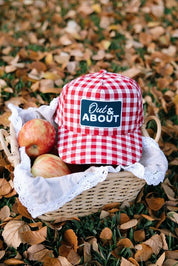 Out & About Gingham Patch Trucker Hat
