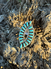 Oval Sunburst Turquoise Ring8