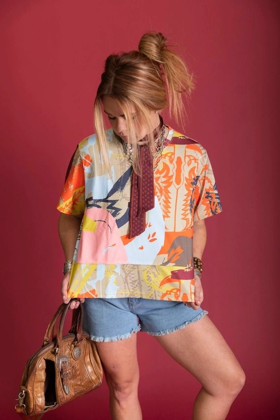 Painted Cowgirl TopS/M