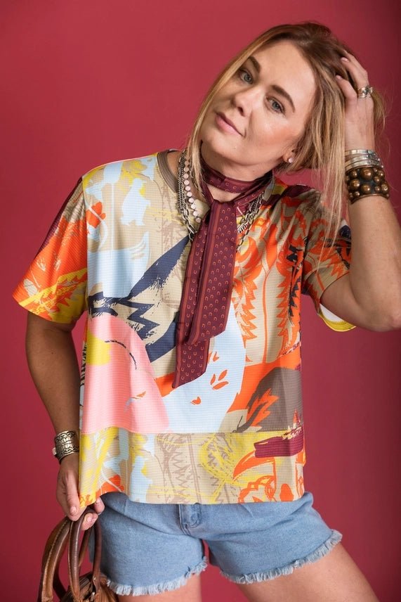 Painted Cowgirl TopS/M