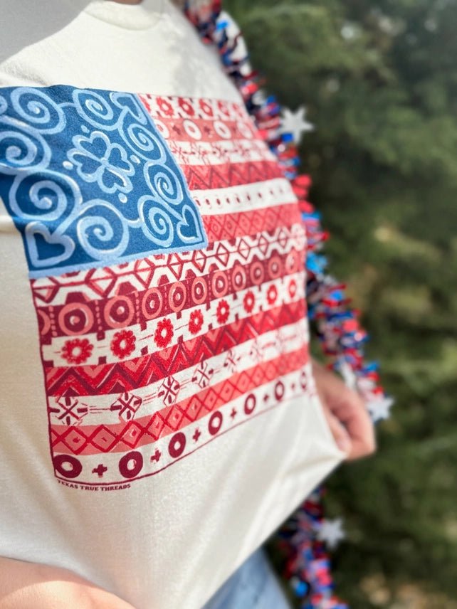 Paisley Flag Graphic TeeS