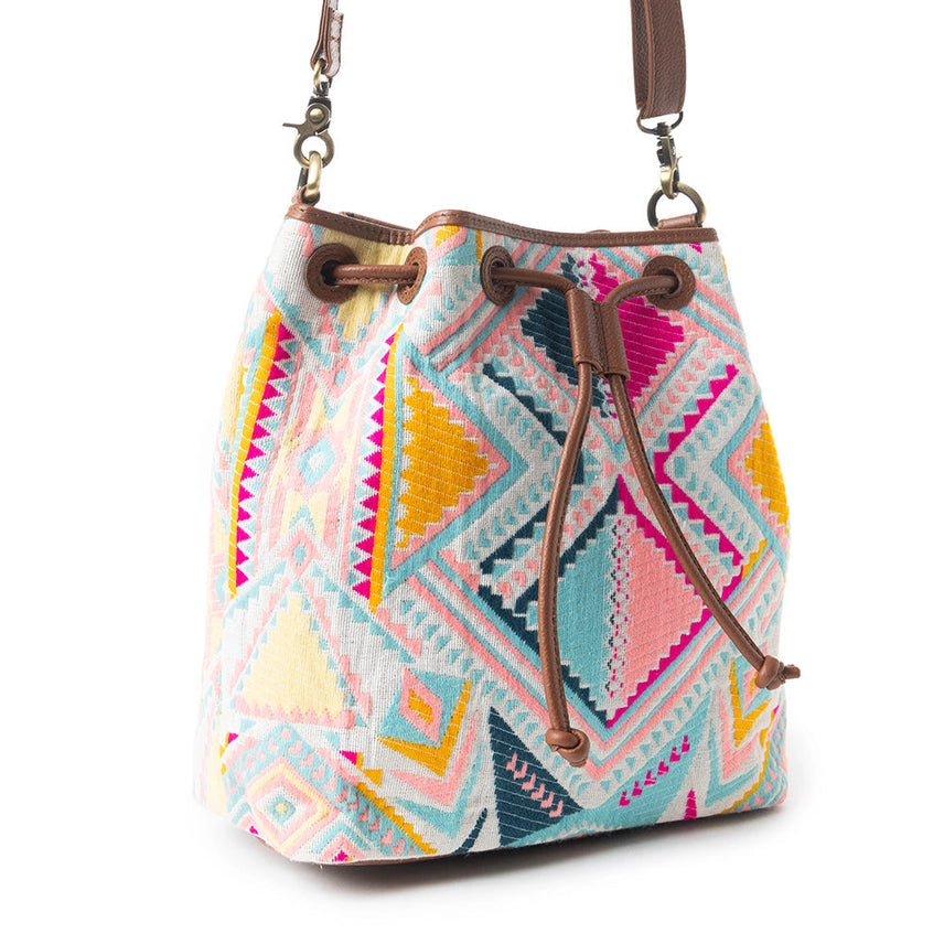 Pastel Desert Sunrise Bucket Bag