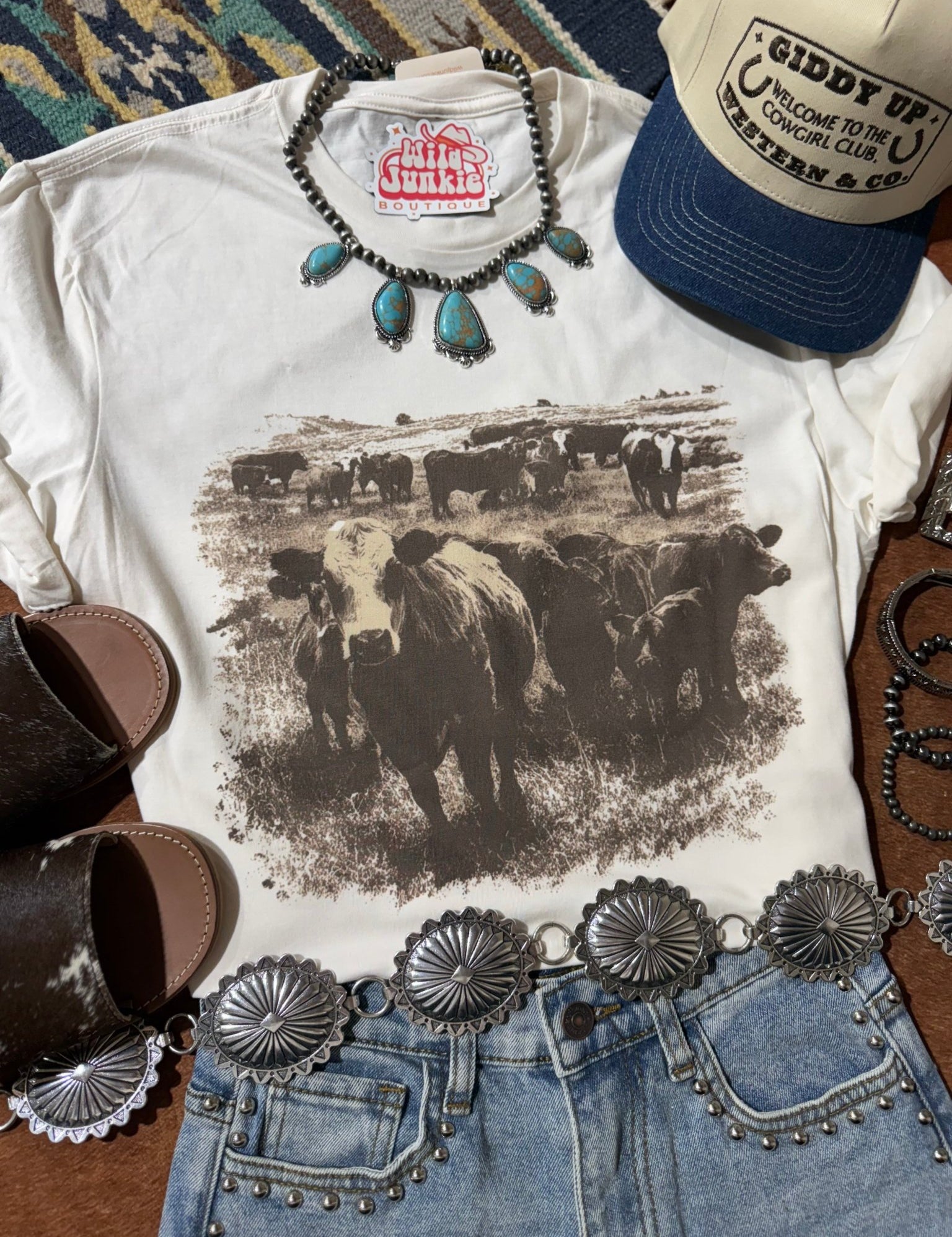 Pasture Perfect Graphic TeeNaturalS