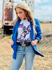 Patriotic Cowboy Graphic TeeS