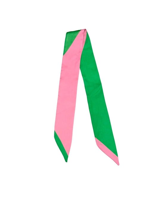 Pink And Green Twilly Scarf