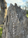Pink Conch Lariat Necklace
