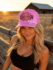 Pink Desert Trucker HatPink