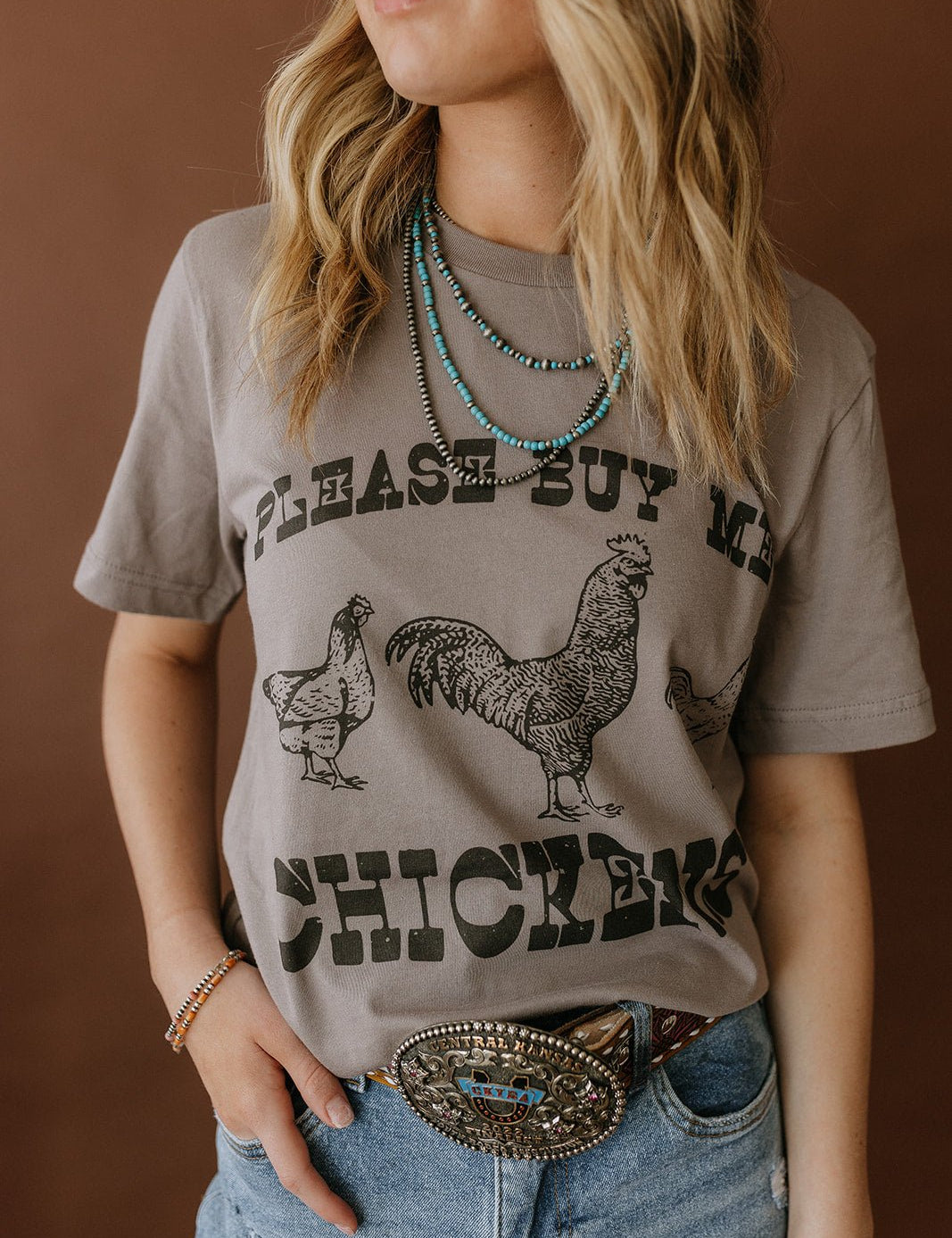Please Buy Me Chickens Graphic TeePebbleS