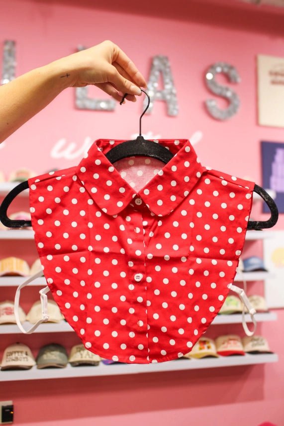 Polka Dot Collar - Red