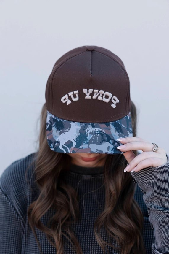 Pony Up Embroidered Trucker Hat