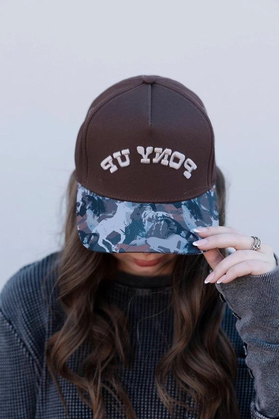Pony Up Embroidered Trucker Hat