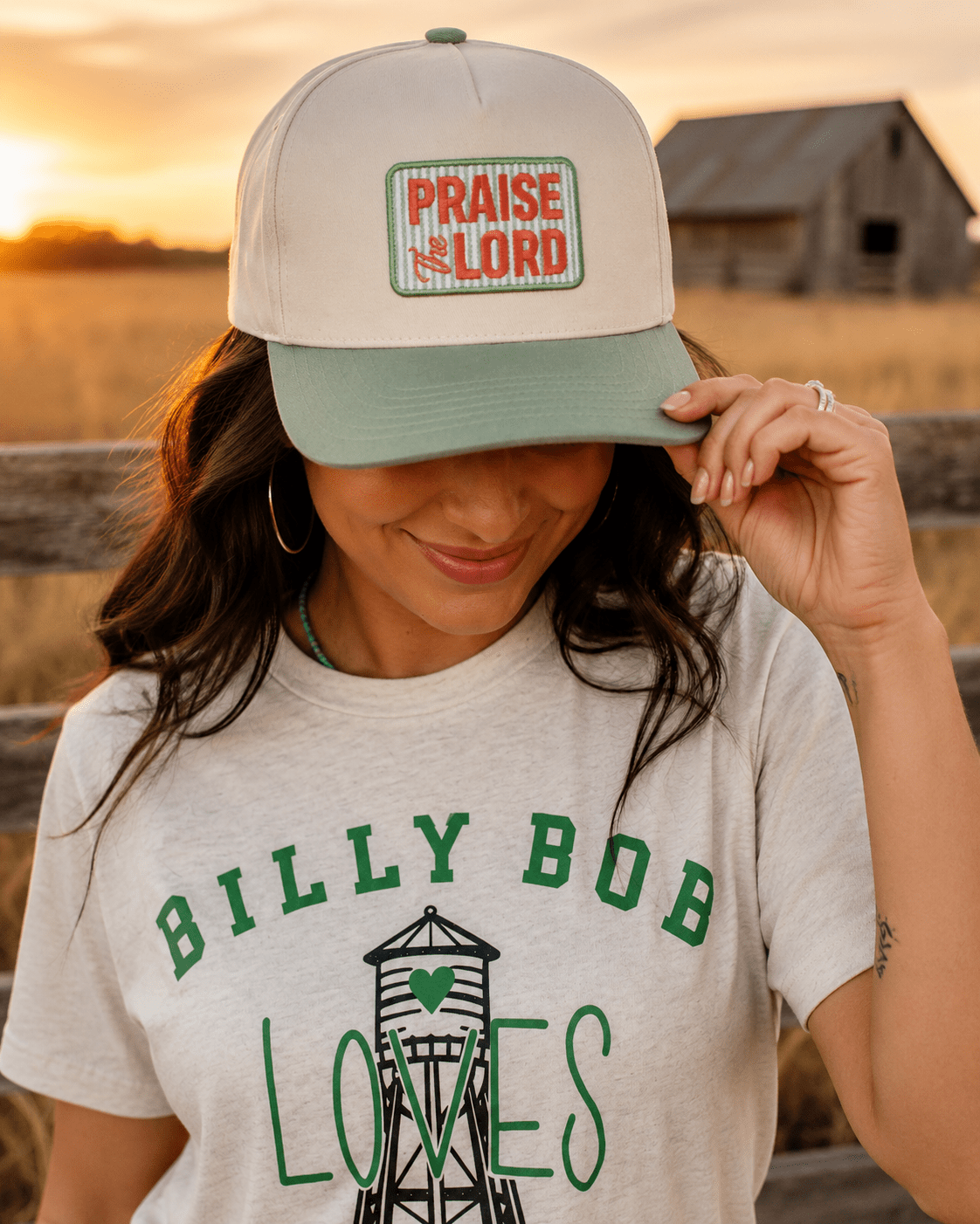 Praise The Lord Embroidered Patch Trucker Hat