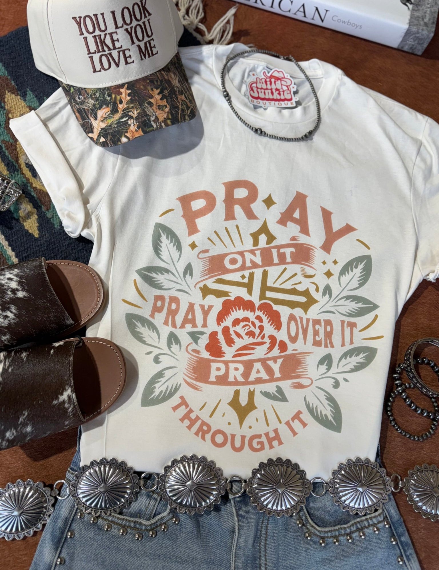Prayer Warrior Graphic TeeNaturalS