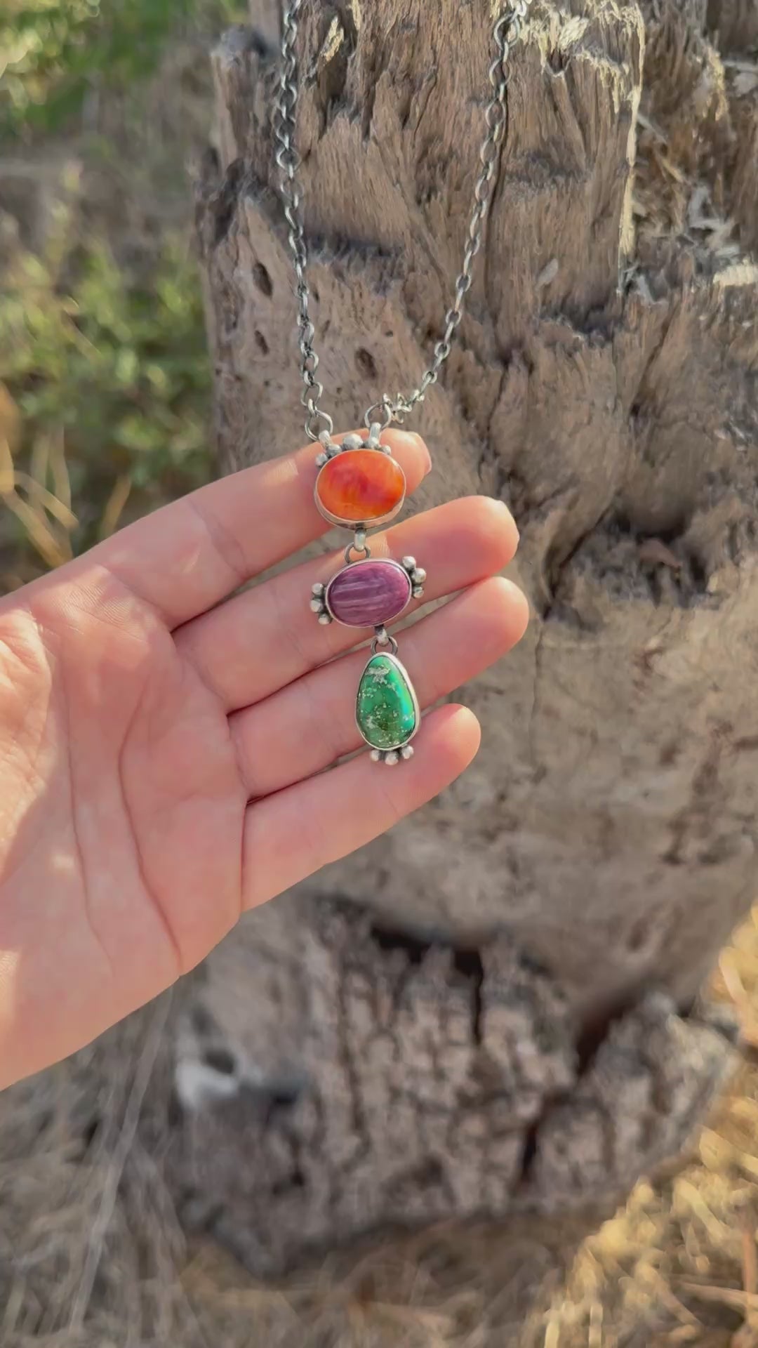 The Triple Decker Lariat Necklace