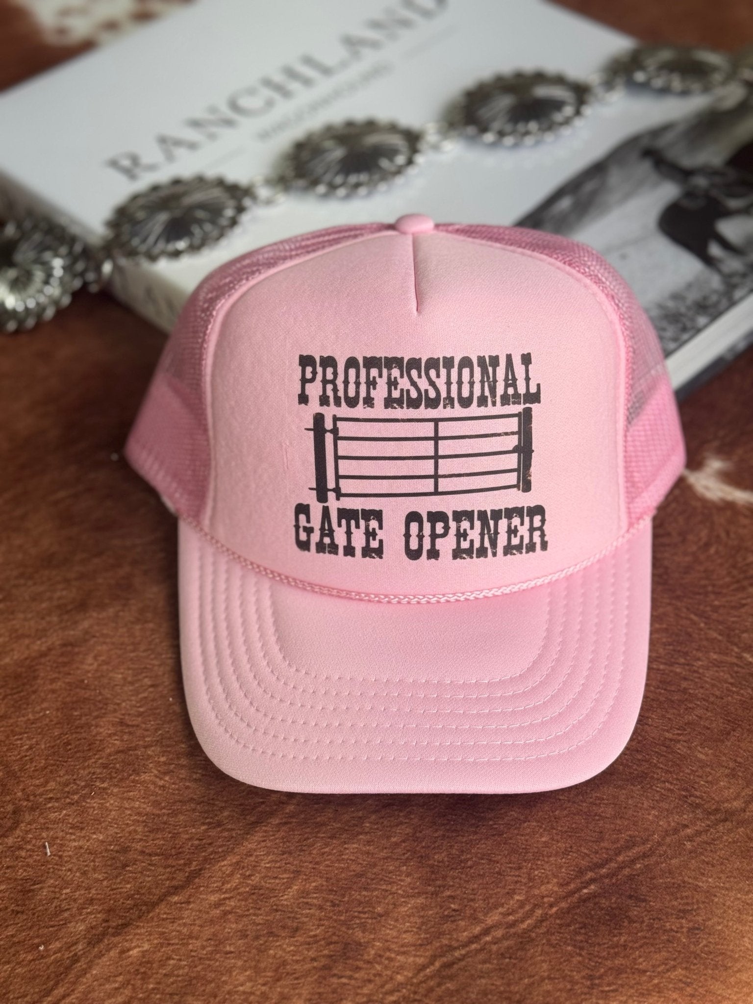 Professional Gate Opener Trucker HatPink