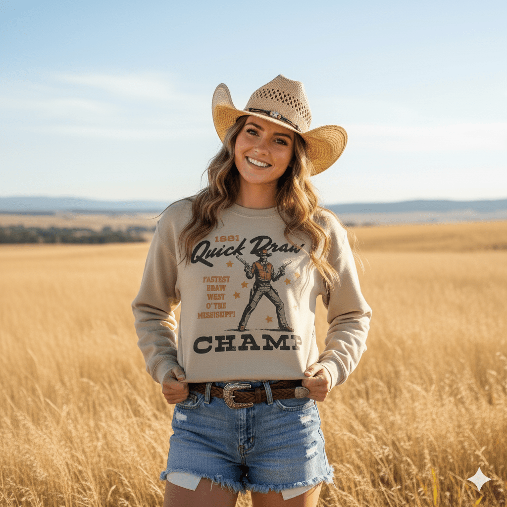 Quick Draw Champ Graphic SweatshirtSandS