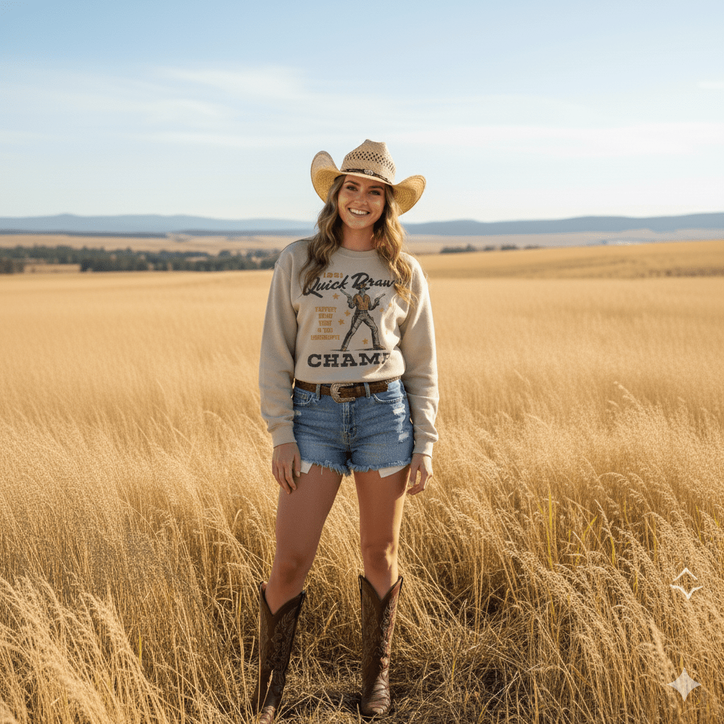 Quick Draw Champ Graphic SweatshirtSandS