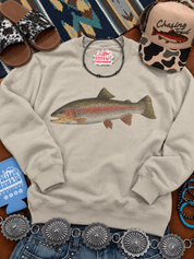 Rainbow Trout Graphic SweatshirtSandS