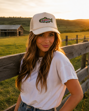 Rainbow Trout Patch Trucker Hat