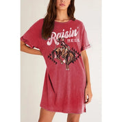 Raisin' Hell Oversized Graphic TeeS