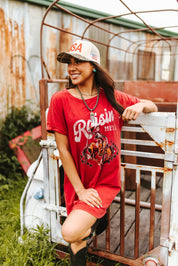 Raisin' Hell Oversized Graphic TeeS