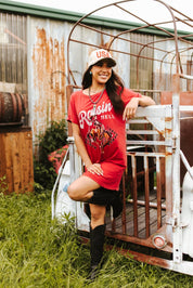Raisin' Hell Oversized Graphic TeeS