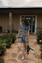 Ranch House Patchwork RomperS