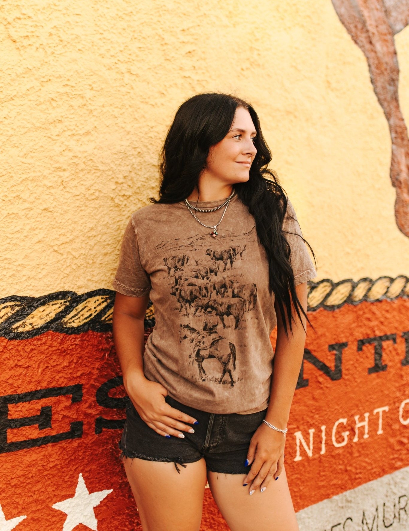 Ranch Life Mineral Washed Graphic TeeS