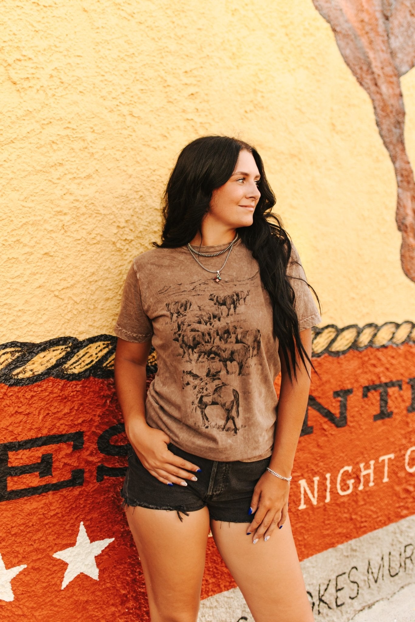 Ranch Life Mineral Washed Graphic TeeS