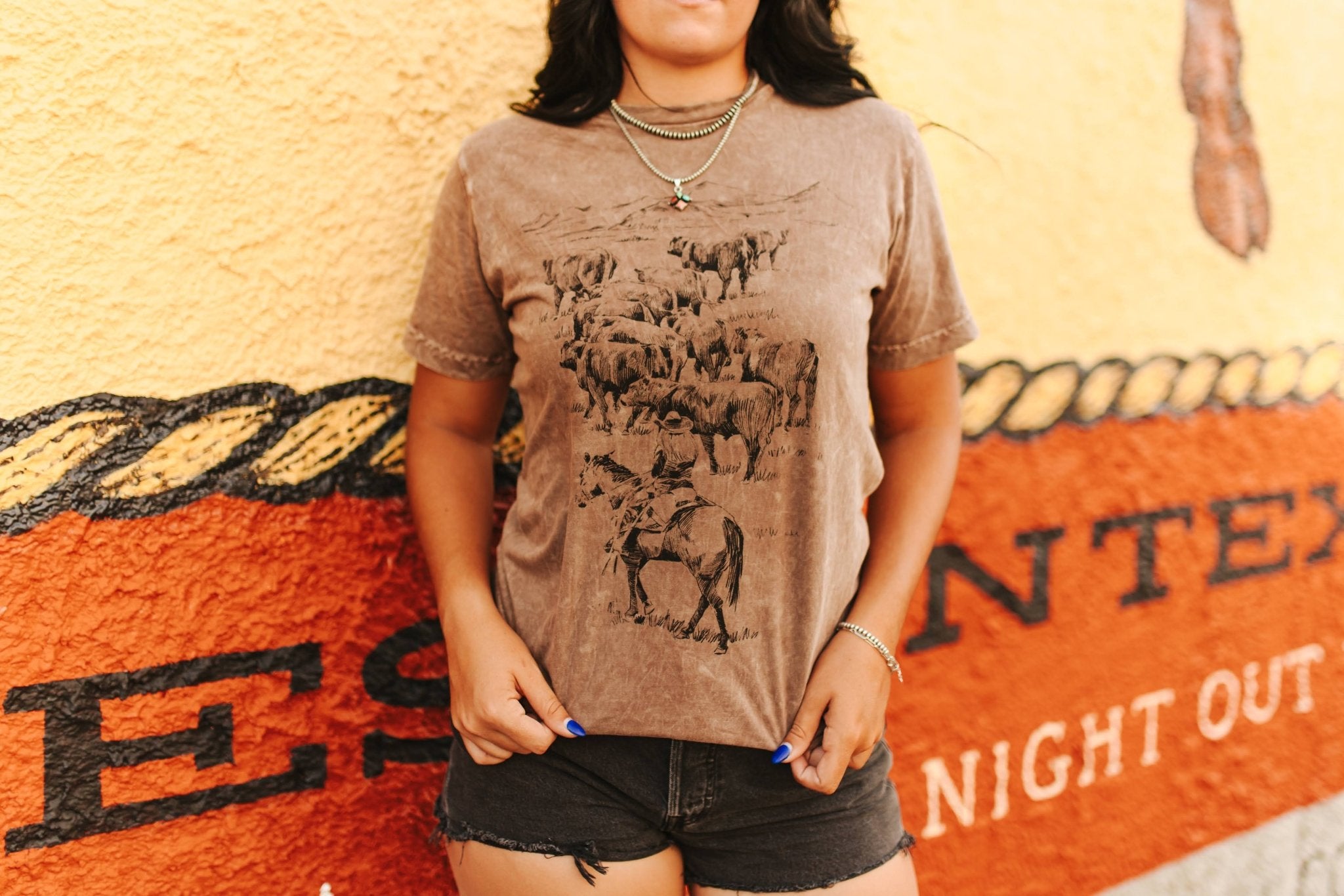 Ranch Life Mineral Washed Graphic TeeS