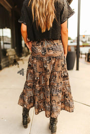 Ranch Wrangler Maxi SkirtS/M
