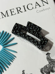 Rectangle Hair Claw - Cactus